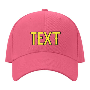 Custom Light Coral Red Light Coral Red Hat 26B21726