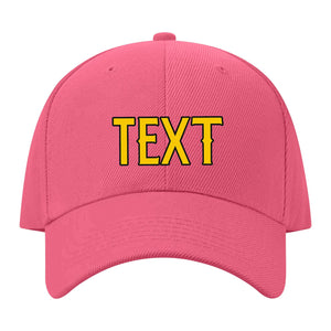 Custom Light Coral Red Peach Powder Hat 26B21730