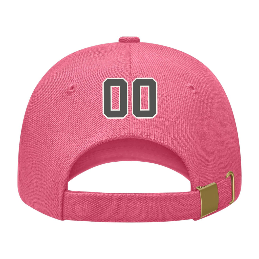Custom Light Coral Red Orange Hat 26B21820