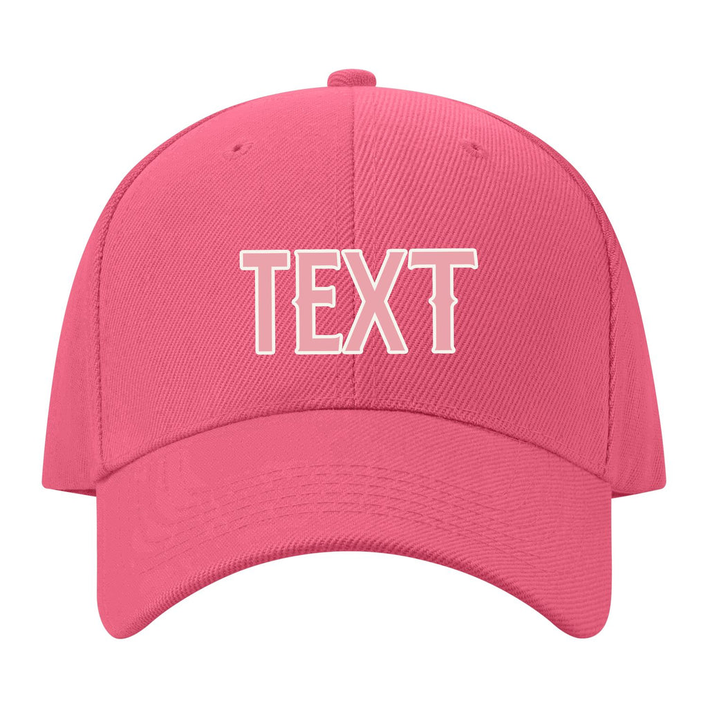 Custom Light Coral Red Light Emerald Green Hat 26B21821