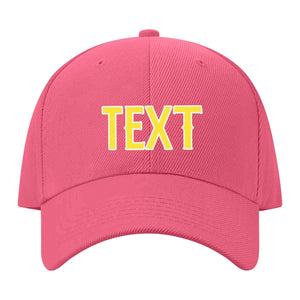 Custom Light Coral Red Light Coral Red Hat 26B21826