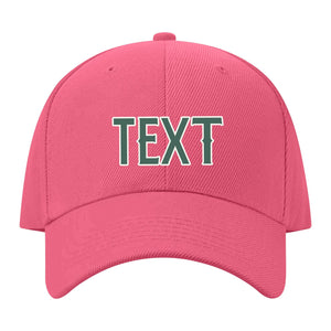 Custom Light Coral Red Slate Gray Hat 26B21827