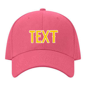 Custom Light Coral Red Peach Powder Hat 26B21830