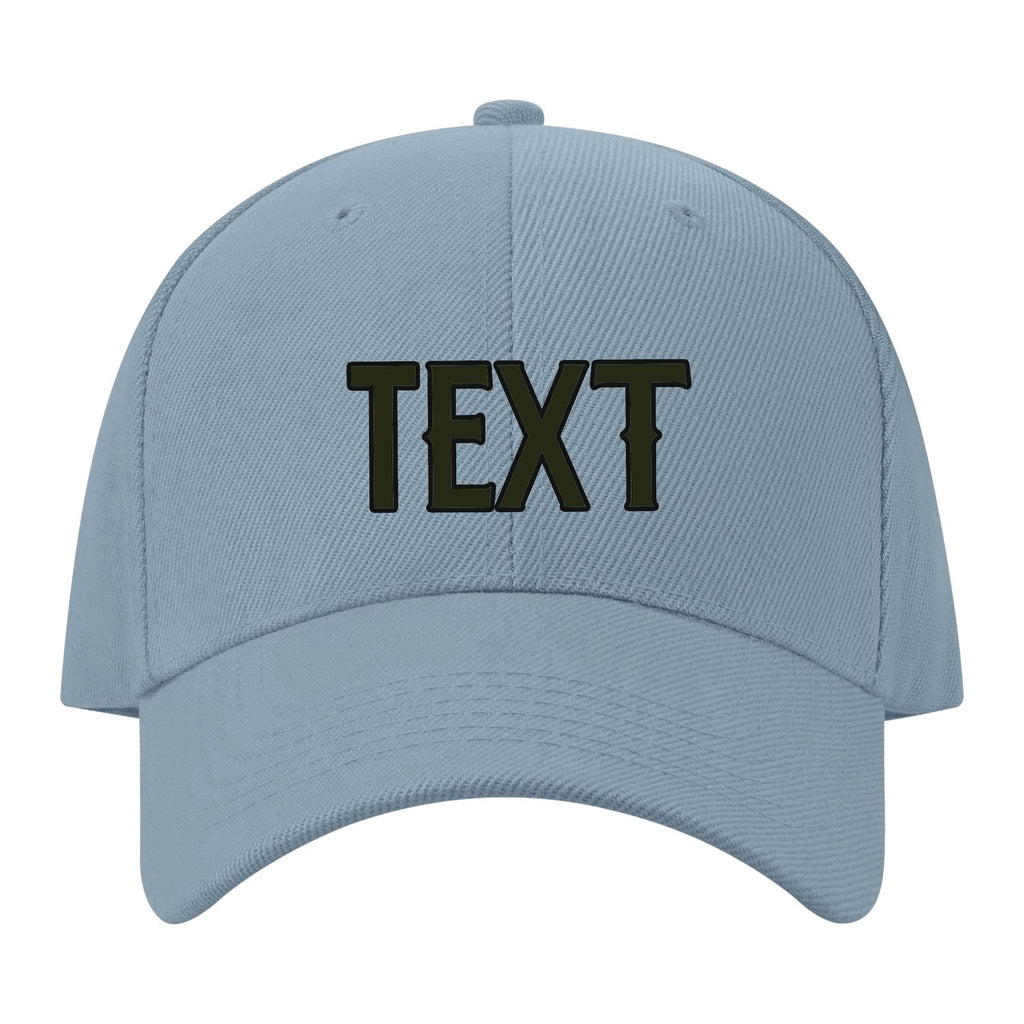 Custom Slate Gray White Hat 27B21702
