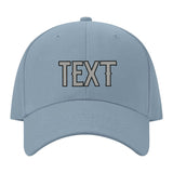 Custom Slate Gray Light Green Hat