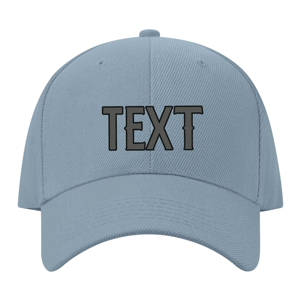 Custom Slate Gray Orange Hat 27B21720