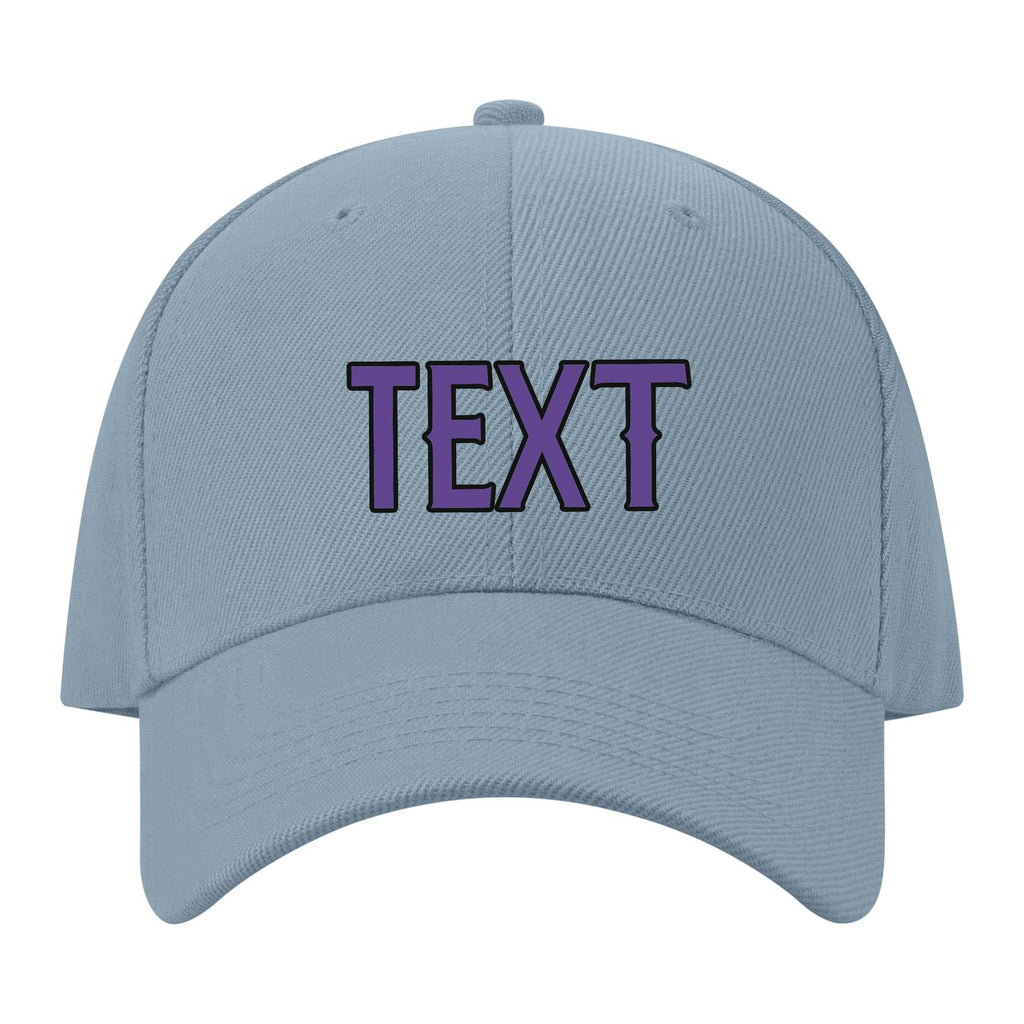 Custom Slate Gray Yellow Hat 27B21723