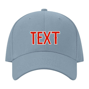 Custom Slate Gray Lavender Gray Hat 27B21812