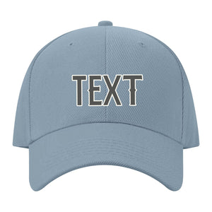 Custom Slate Gray Orange Hat 27B21820