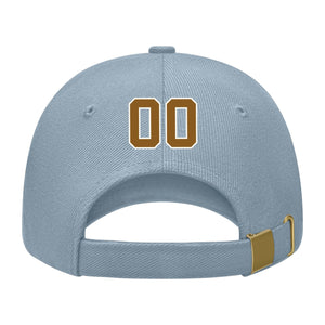 Custom Slate Gray Dark Green Hat 27B21822