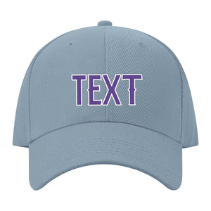Custom Slate Gray Yellow Hat 27B21823