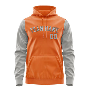 Custom Orange Gray Hoodie 2828040428B31704