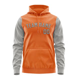 Custom Orange Gray Hoodie 2828040428B31704