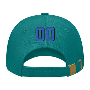 Custom Blue Green Navy Hat 28B21709