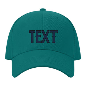Custom Blue Green Pink Hat 28B21710