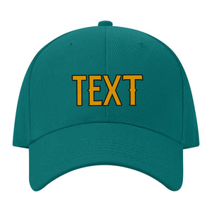 Custom Blue Green Sky Blue Hat 28B21719