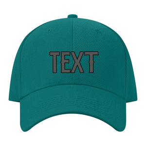 Custom Blue Green Orange Hat 28B21720
