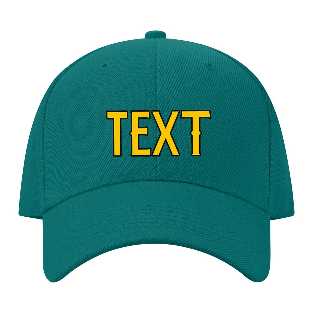Custom Blue Green Peach Powder Hat 28B21730