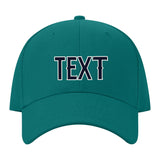 Custom Blue Green Pale Peach Hat