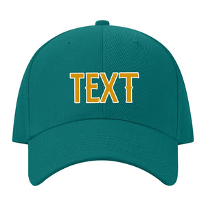 Custom Blue Green Sky Blue Hat 28B21819