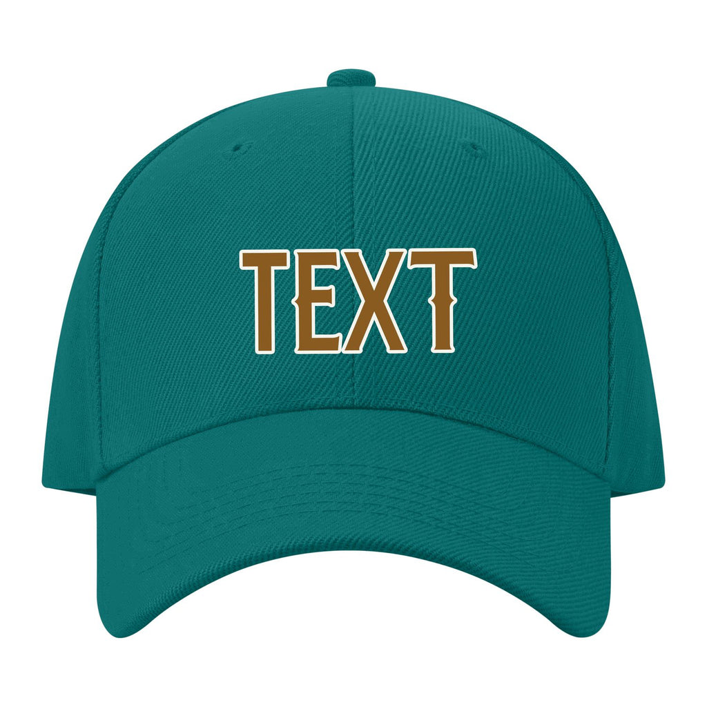 Custom Blue Green Dark Green Hat 28B21822