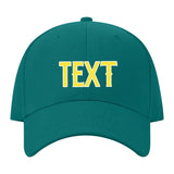 Custom Blue Green Light Coral Red Hat