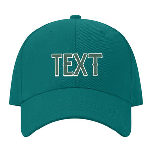 Custom Blue Green Slate Gray Hat 28B21827