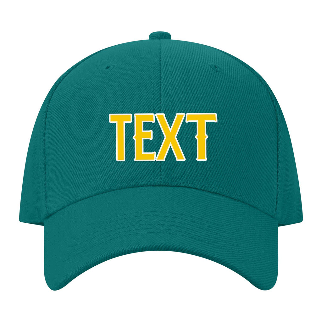 Custom Blue Green Peach Powder Hat 28B21830