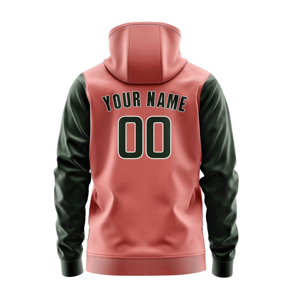 Custom Copper Rose Dark Green Hoodie 2929060629B31806