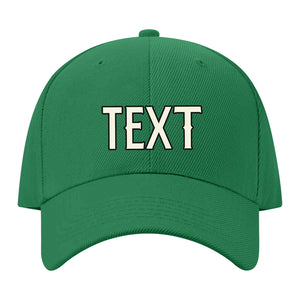 Custom Emerald Green Light Purple Hat 29B21703
