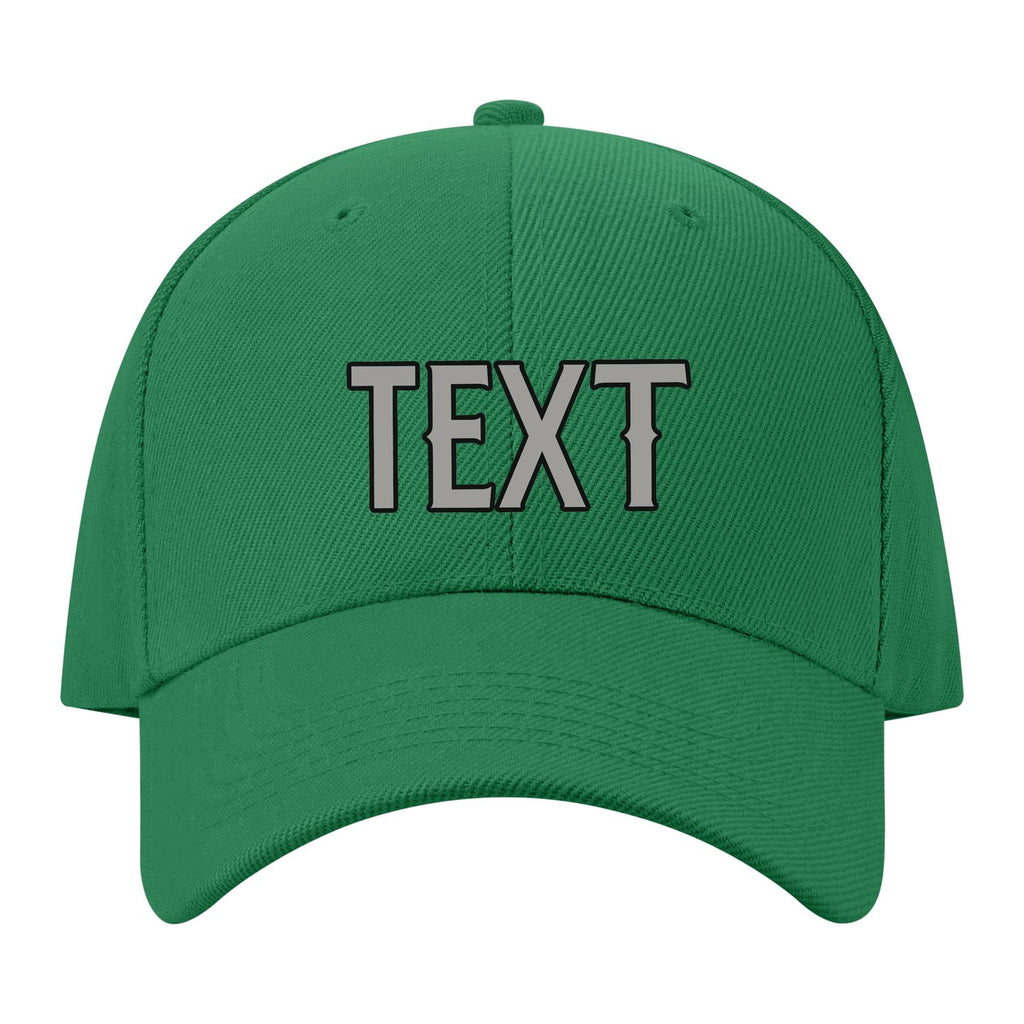 Custom Emerald Green Light Green Hat 29B21704