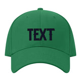 Custom Emerald Green Pale Peach Hat 29B21711