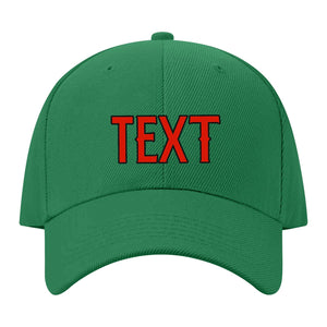 Custom Emerald Green Lavender Gray Hat 29B21712