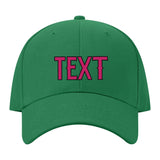 Custom Emerald Green Light Pink Hat 29B21713