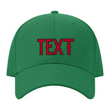 Custom Emerald Green Crimson Red Hat