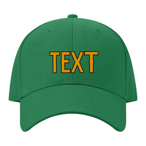 Custom Emerald Green Sky Blue Hat 29B21719