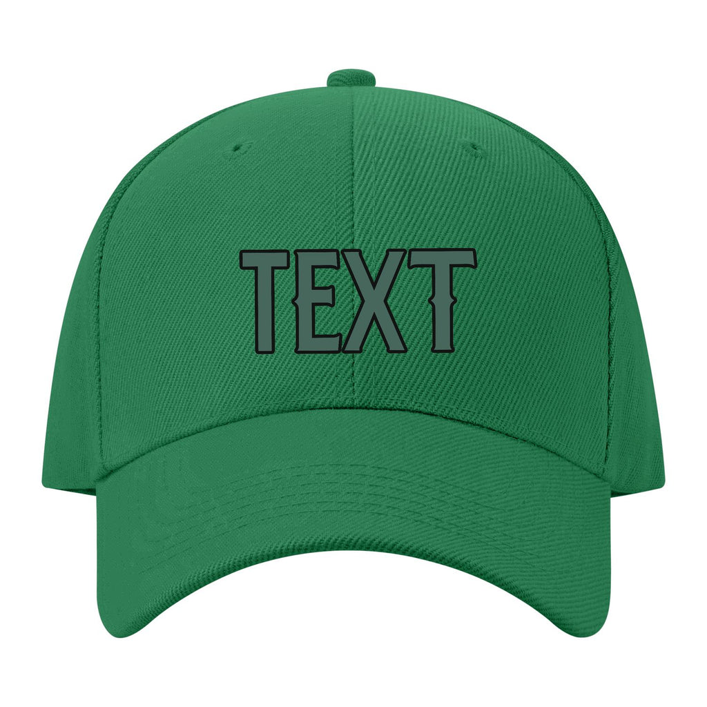 Custom Emerald Green Slate Gray Hat 29B21727
