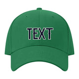 Custom Emerald Green Pale Peach Hat