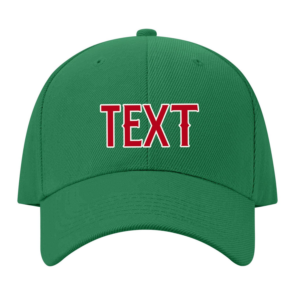 Custom Emerald Green Crimson Red Hat 29B21814