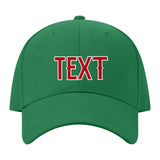 Custom Emerald Green Crimson Red Hat 29B21814