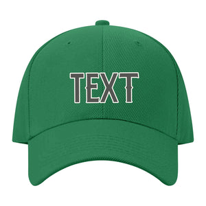Custom Emerald Green Orange Hat 29B21820