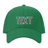 Custom Emerald Green Orange Hat