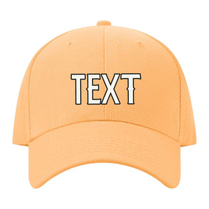 Custom Peach Powder Pale Ice Blue Hat 30B21718