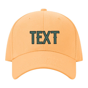 Custom Peach Powder Slate Gray Hat 30B21727
