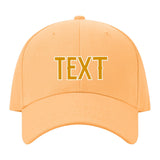 Custom Peach Powder Sky Blue Hat