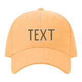 Custom Peach Powder Dark Green Hat