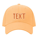 Custom Peach Powder Blue Green Hat