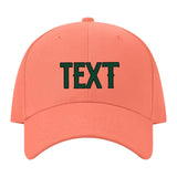 Custom Coral Pink Corn Silk Hat