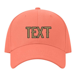 Custom Coral Pink Goldenrod Hat 31B21725