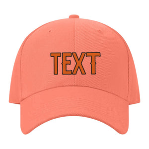 Custom Coral Pink Blue Green Hat 31B21728
